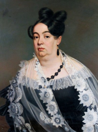 Doña Dolores Larraín de Echaurren by Raymond Auguste Quinsac Monvoisin